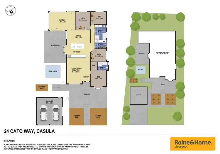 Floorplan of Homely house listing, 24 Cato Way, Casula NSW 2170
