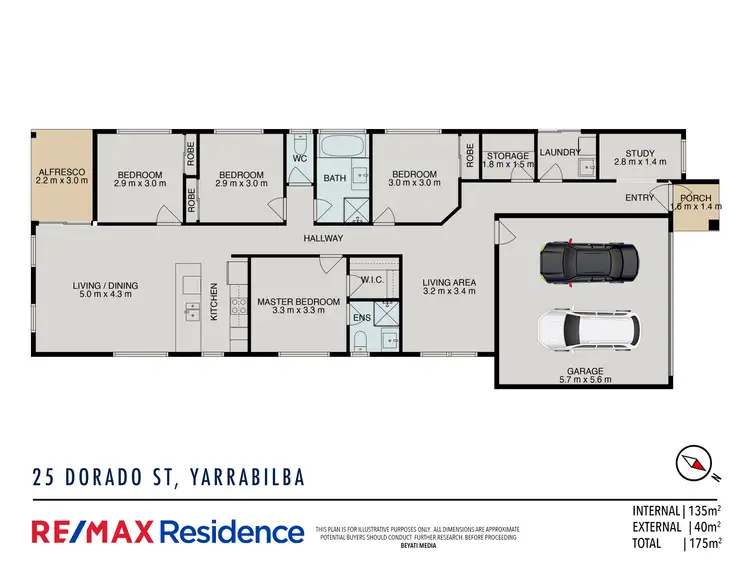 Floorplan of Homely house listing, 25 Dorado Street, Yarrabilba QLD 4207