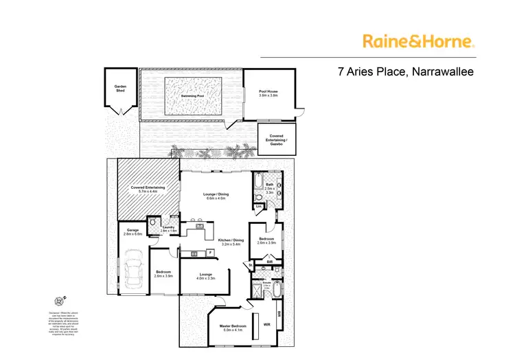 Floorplan of Homely house listing, 7 Aries Place, Narrawallee NSW 2539