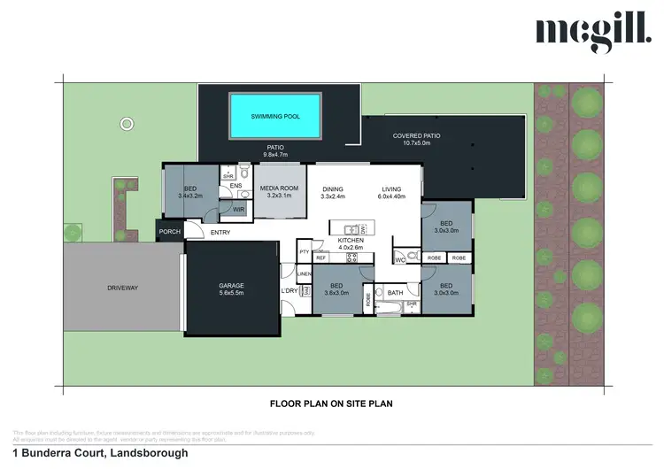Floorplan of Homely house listing, 1 Bunderra Court, Landsborough QLD 4550