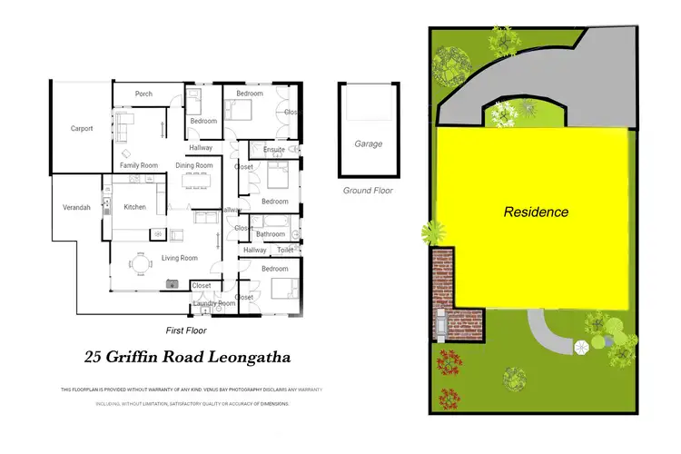 Floorplan of Homely house listing, 25 Griffin Road, Leongatha VIC 3953