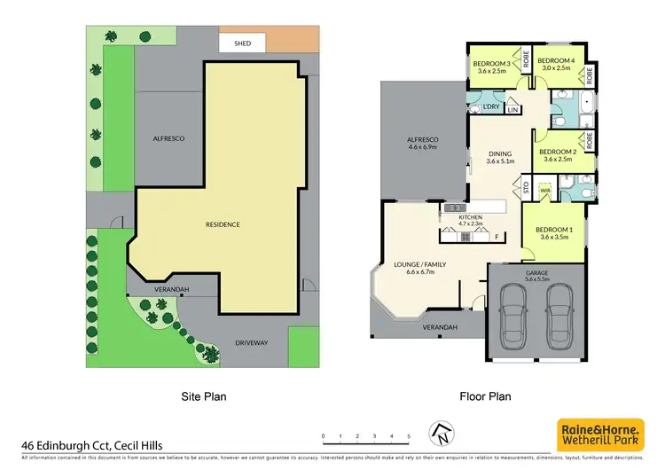 Floorplan of Homely house listing, 46 Edinburgh Circuit, Cecil Hills NSW 2171