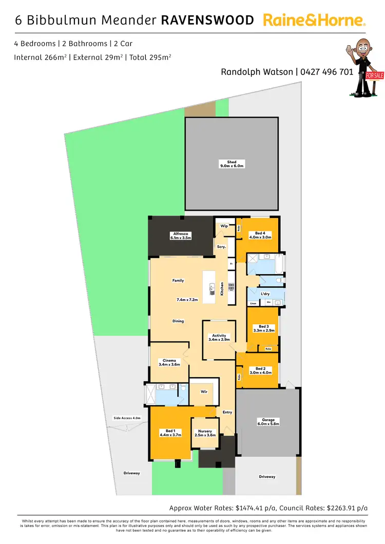 Floorplan of Homely house listing, 6 Bibbulmun Meander, Ravenswood WA 6208