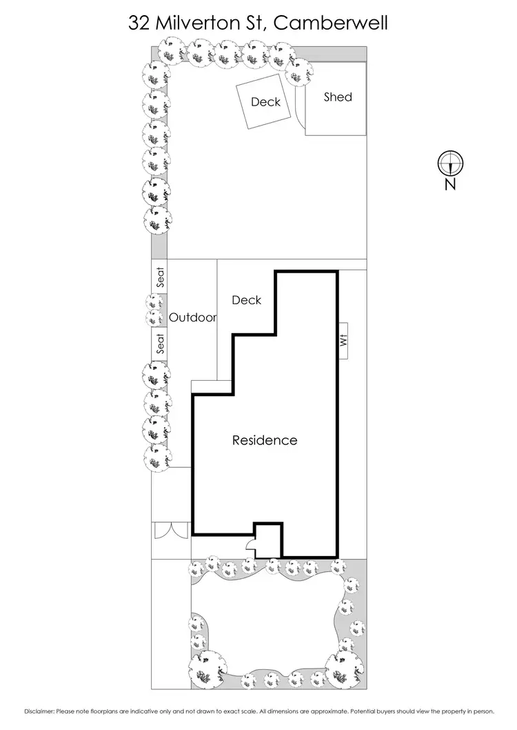 Floorplan of Homely house listing, 32 Milverton Street, Camberwell VIC 3124