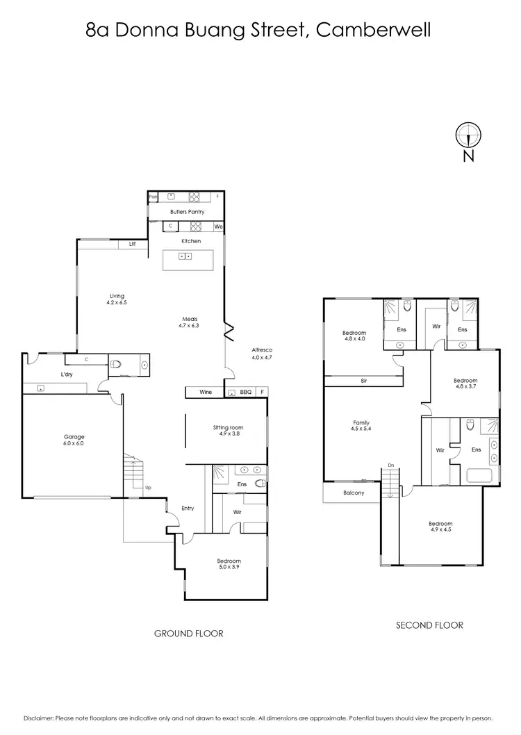 Floorplan of Homely house listing, 8A Donna Buang Street, Camberwell VIC 3124
