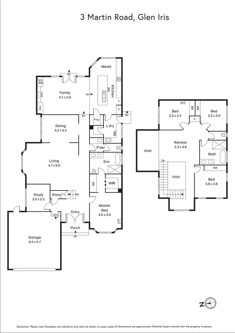 Floorplan of Homely house listing, 3 Martin Road, Glen Iris VIC 3146