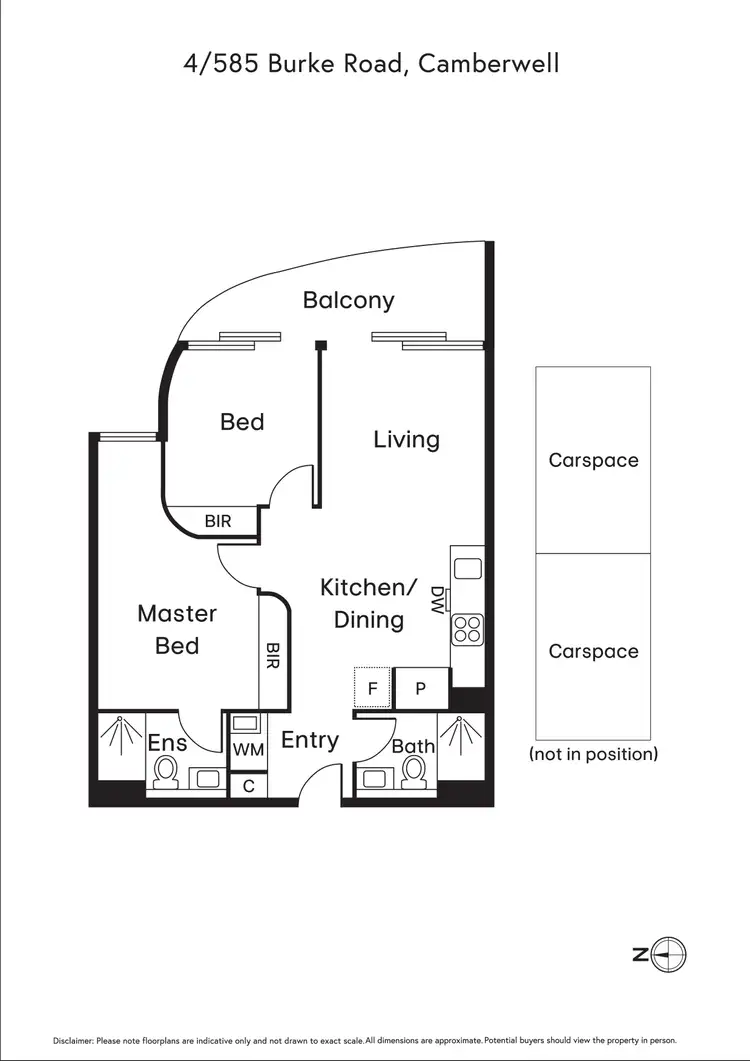 Floorplan of Homely apartment listing, 4/585 Burke Road, Camberwell VIC 3124