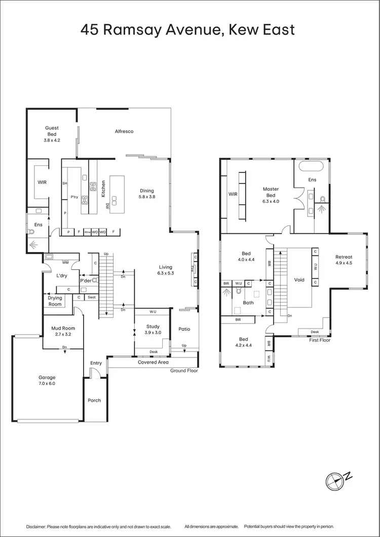 Floorplan of Homely house listing, 45 Ramsay Avenue, Kew East VIC 3102