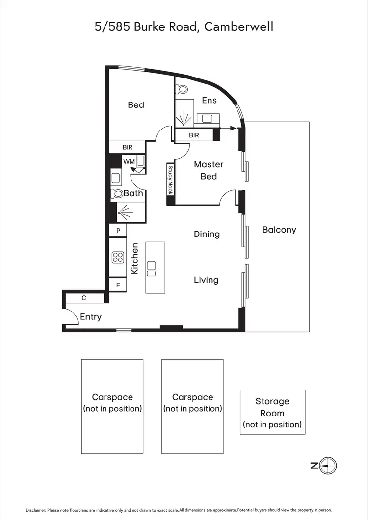 Floorplan of Homely apartment listing, 5/585 Burke Road, Camberwell VIC 3124