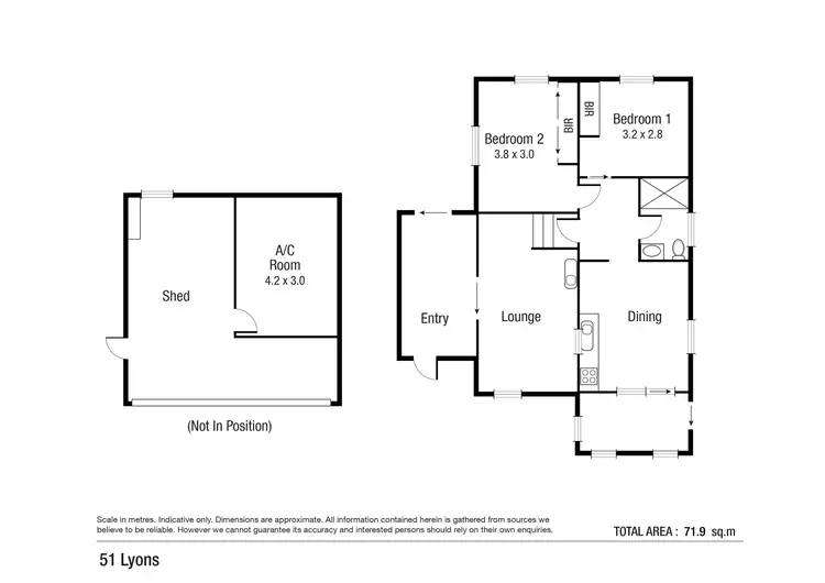 Floorplan of Homely house listing, 51 Lyons Crescent, Nome QLD 4816