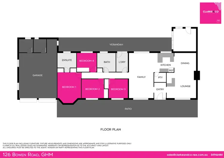 Floorplan of Homely house listing, 126 Bowen Road, Glass House Mountains QLD 4518