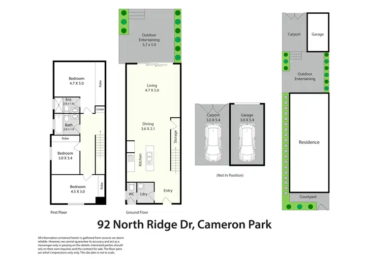 Floorplan of Homely house listing, 92 Northridge Drive, Cameron Park NSW 2285