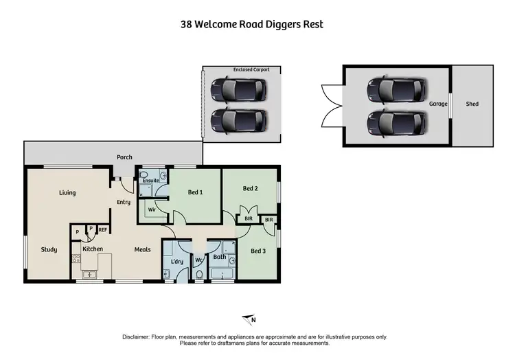 Floorplan of Homely house listing, 38 Welcome Road, Diggers Rest VIC 3427