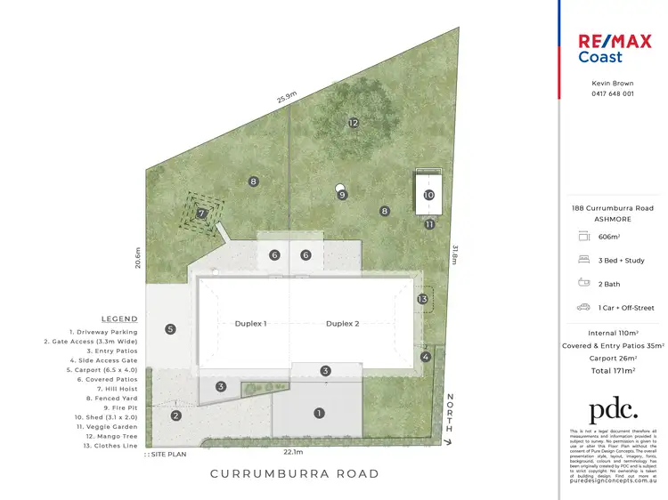Floorplan of Homely block of units listing, 188 Currumburra Road, Ashmore QLD 4214