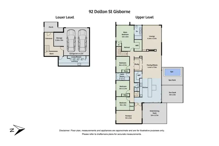 Floorplan of Homely house listing, 92 Dalton Street, Gisborne VIC 3437