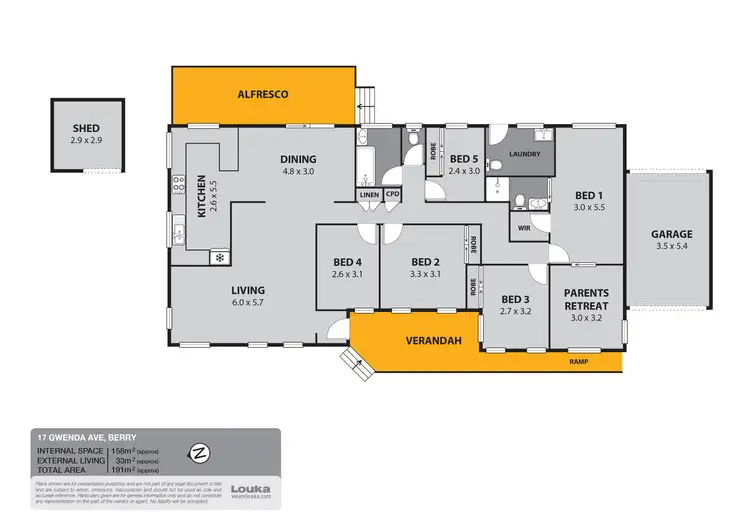 Floorplan of Homely house listing, 17 Gwenda Avenue, Berry NSW 2535