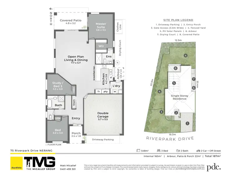 Floorplan of Homely house listing, 75 Riverpark Drive, Nerang QLD 4211