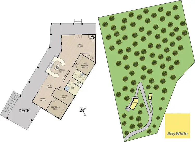 Floorplan of Homely house listing, 340 Mt Best - Tin Mine Rd,, Toora North VIC 3962