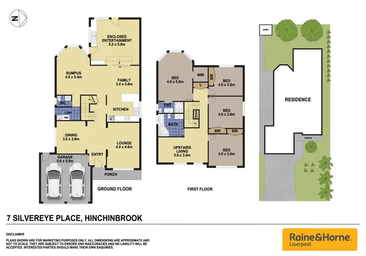 Floorplan of Homely house listing, 7 Silvereye Place, Hinchinbrook NSW 2168