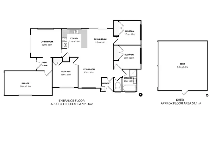 Floorplan of Homely house listing, 85 Tilligerry Track, Tanilba Bay NSW 2319