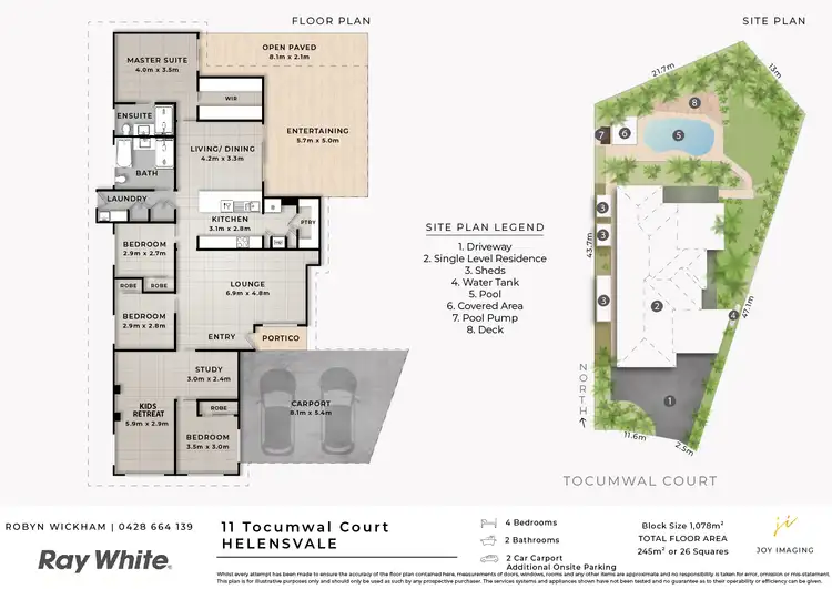 Floorplan of Homely house listing, 11 Tocumwal Court, Helensvale QLD 4212