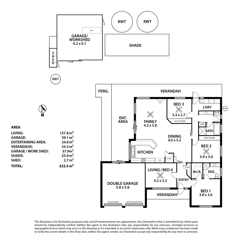Floorplan of Homely house listing, 17 Garwood Avenue, Strathalbyn SA 5255