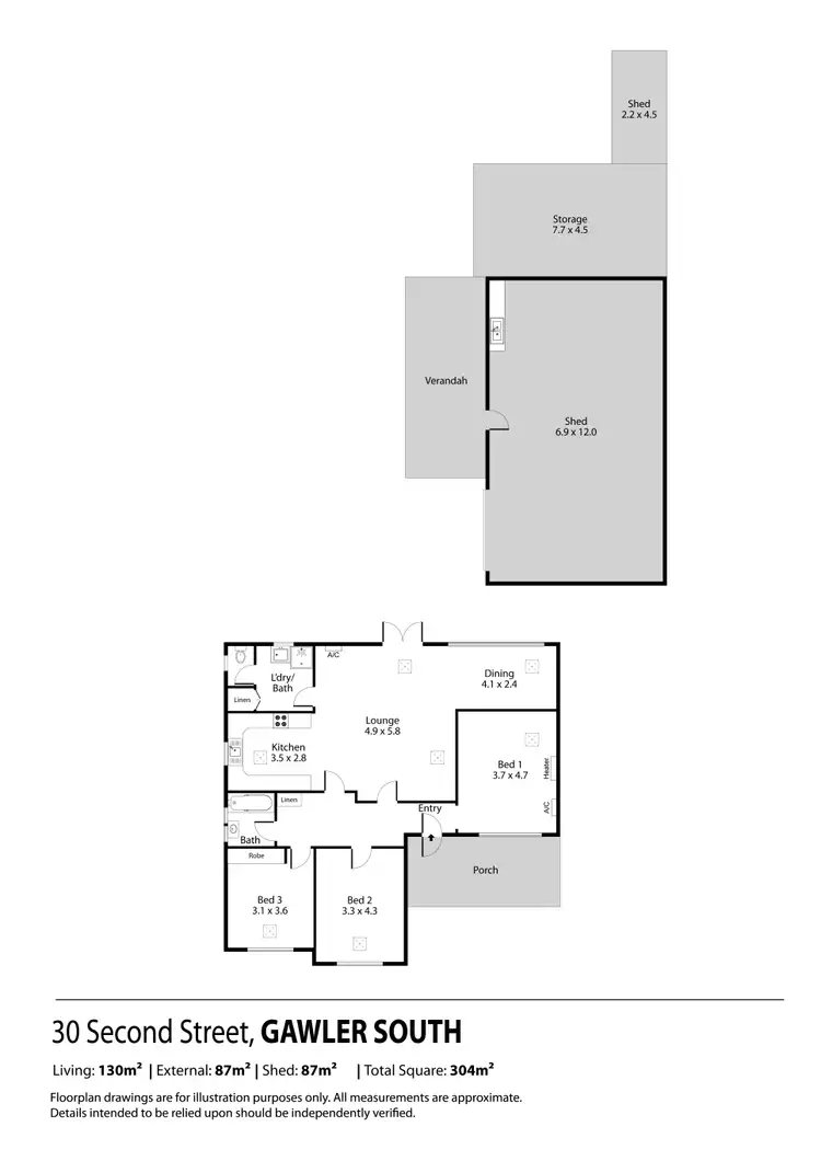 Floorplan of Homely house listing, 30 Second Street, Gawler South SA 5118