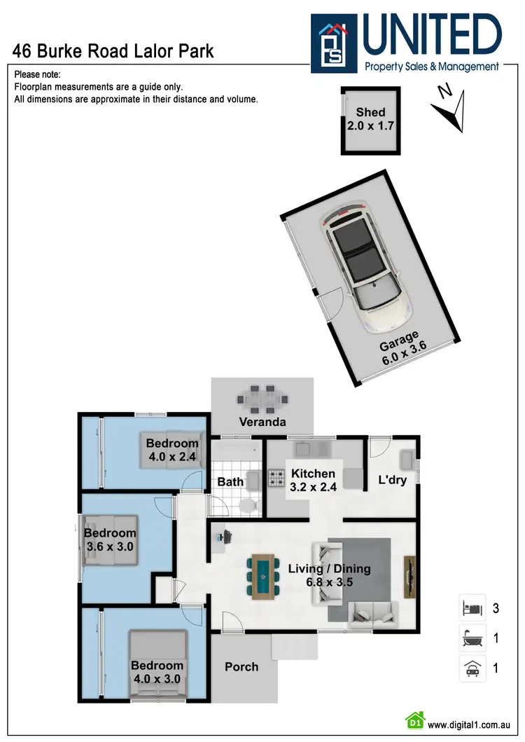Floorplan of Homely house listing, 46 Burke Road, Lalor Park NSW 2147