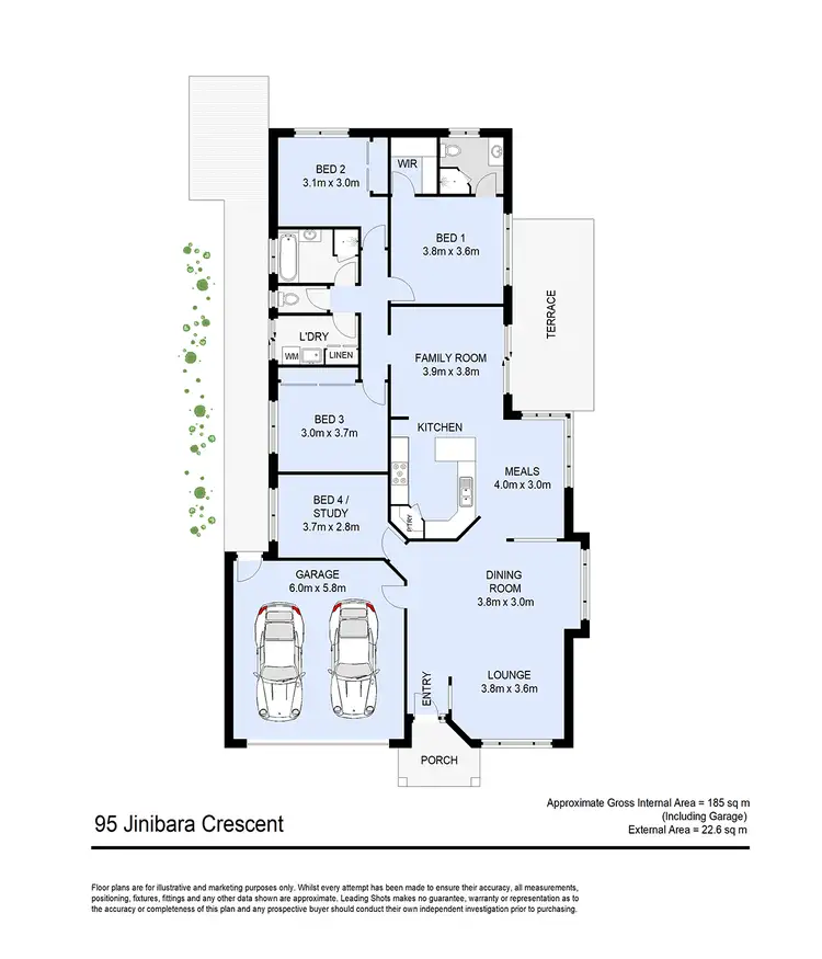 Floorplan of Homely house listing, 95 Jinibara Crescent, Narangba QLD 4504