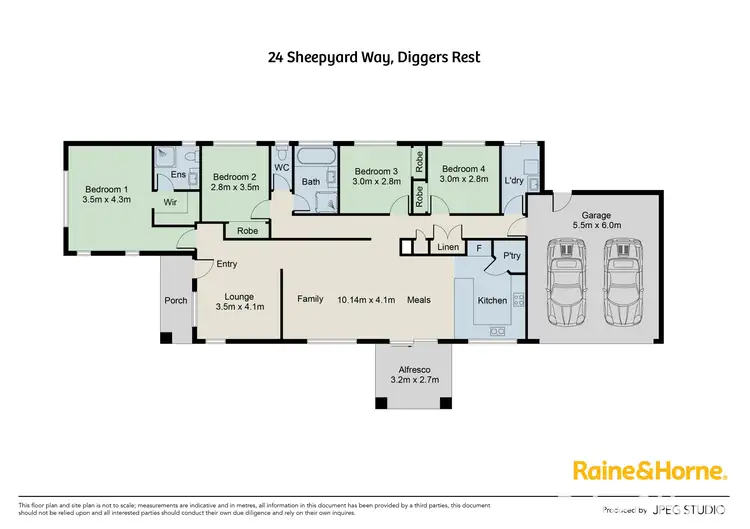 Floorplan of Homely house listing, 24 Sheepyard Way, Diggers Rest VIC 3427