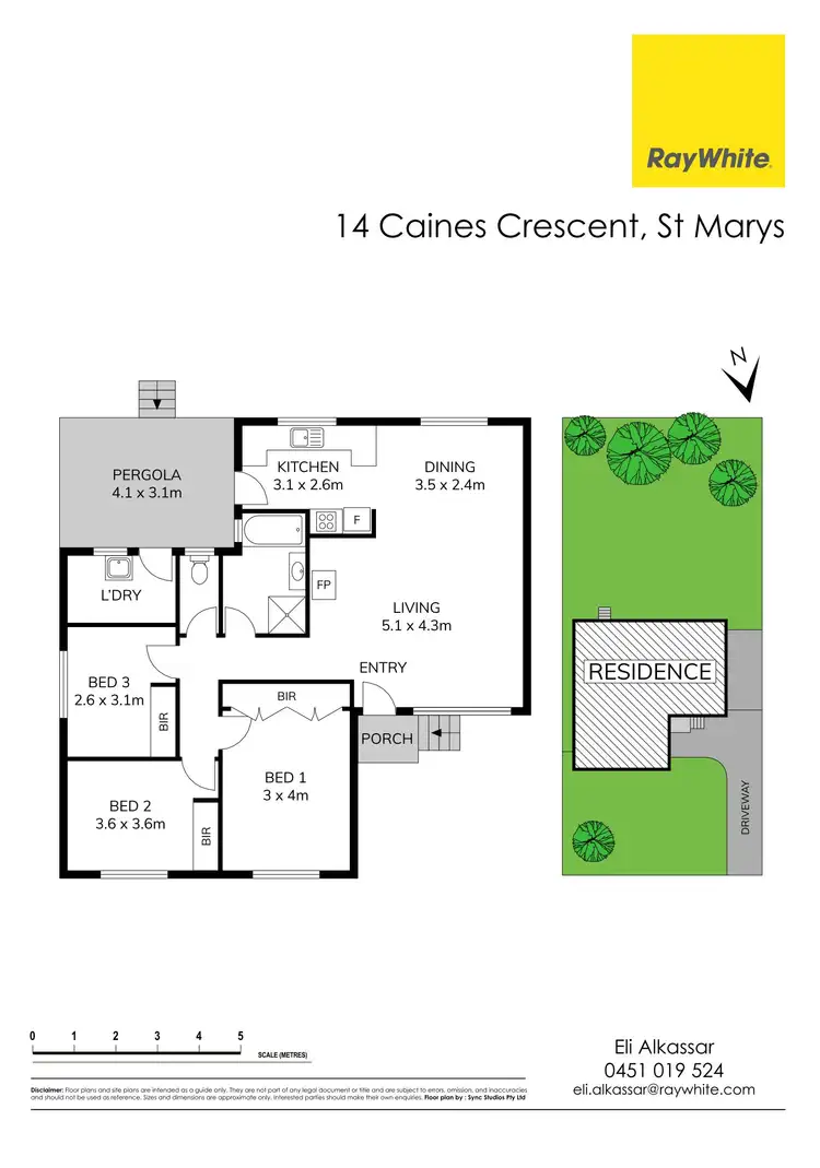 Floorplan of Homely house listing, 14 Caines Crescent, St Marys NSW 2760