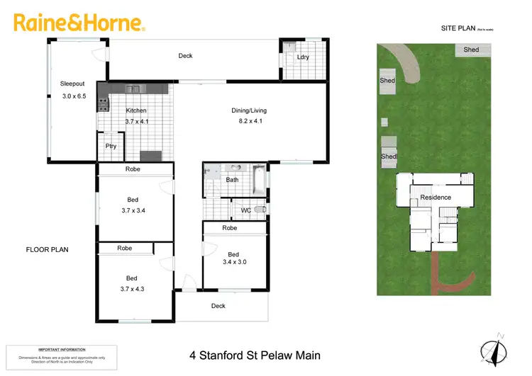 Floorplan of Homely house listing, 4 Stanford Street, Pelaw Main NSW 2327