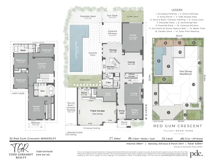 Floorplan of Homely house listing, 32 Red Gum Crescent, Wakerley QLD 4154