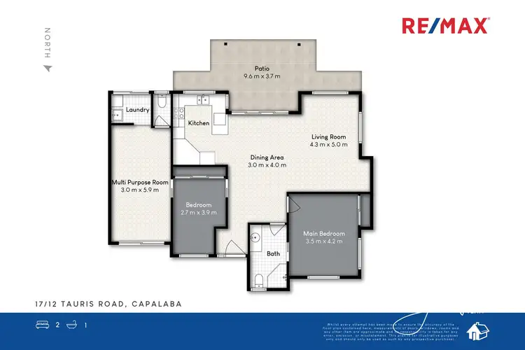 Floorplan of Homely unit listing, 17/12 Tauris Road, Capalaba QLD 4157