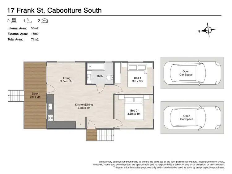Floorplan of Homely house listing, 17 Frank Street, Caboolture South QLD 4510