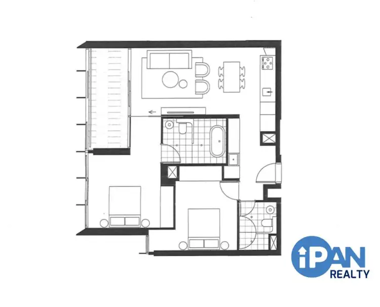Floorplan of Homely apartment listing, 204/8 Central Park Avenue, Chippendale NSW 2008