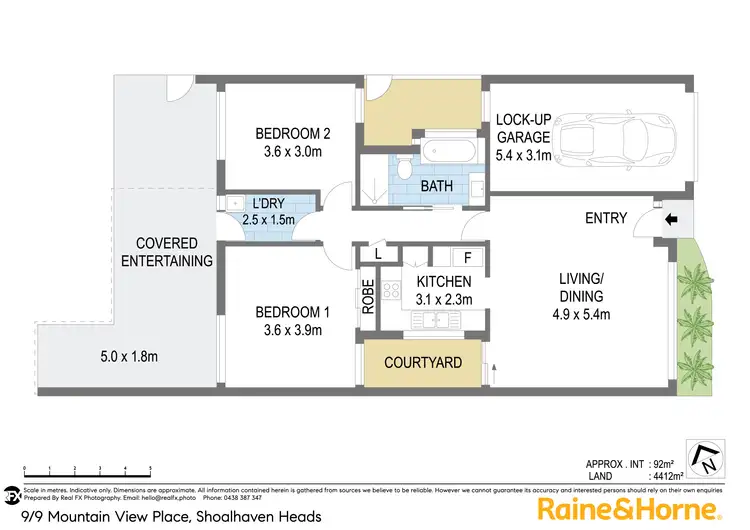 Floorplan of Homely villa listing, 9/9 Mountain View Place, Shoalhaven Heads NSW 2535