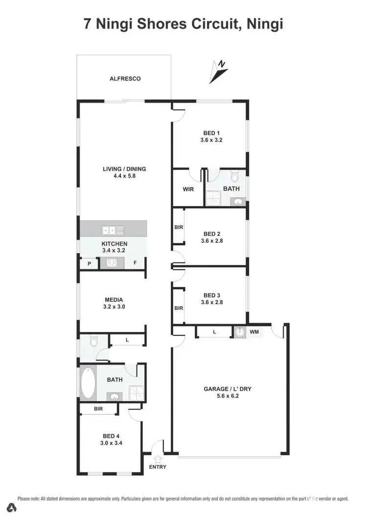 Floorplan of Homely house listing, 7 Ningi Shores Circuit, Ningi QLD 4511