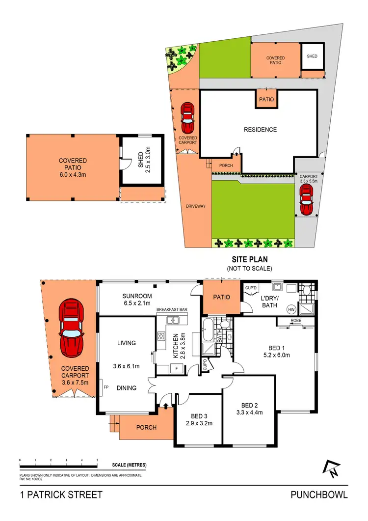 Floorplan of Homely house listing, 1 Patrick Street, Punchbowl NSW 2196