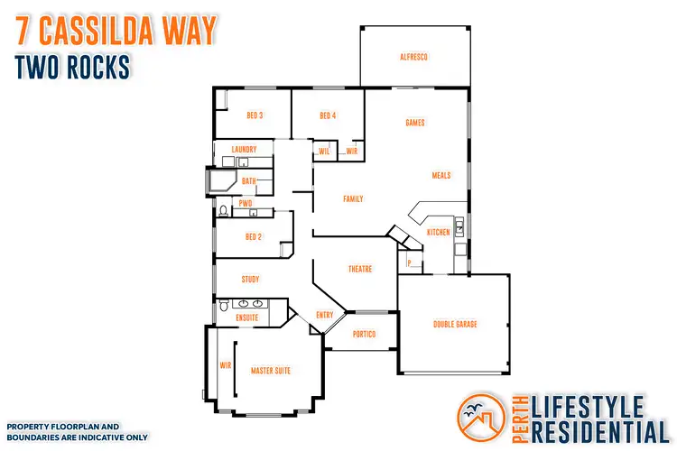 Floorplan of Homely house listing, 7 Cassilda Way, Two Rocks WA 6037