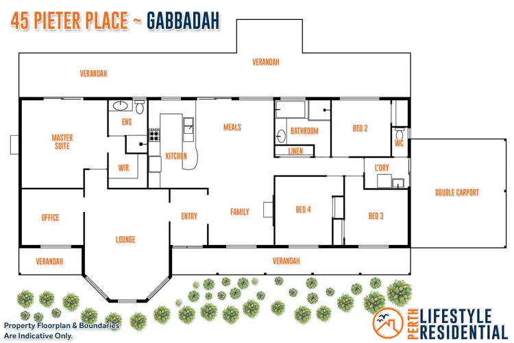 Floorplan of Homely house listing, 45 Pieter Place, Gabbadah WA 6041