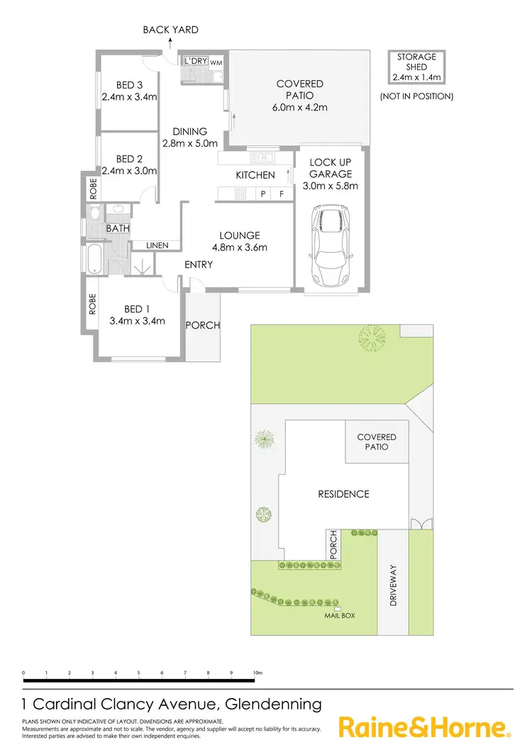 Floorplan of Homely house listing, 1 Cardinal Clancy Avenue, Glendenning NSW 2761