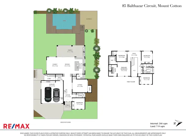Floorplan of Homely house listing, 85 Balthazar Circuit, Mount Cotton QLD 4165