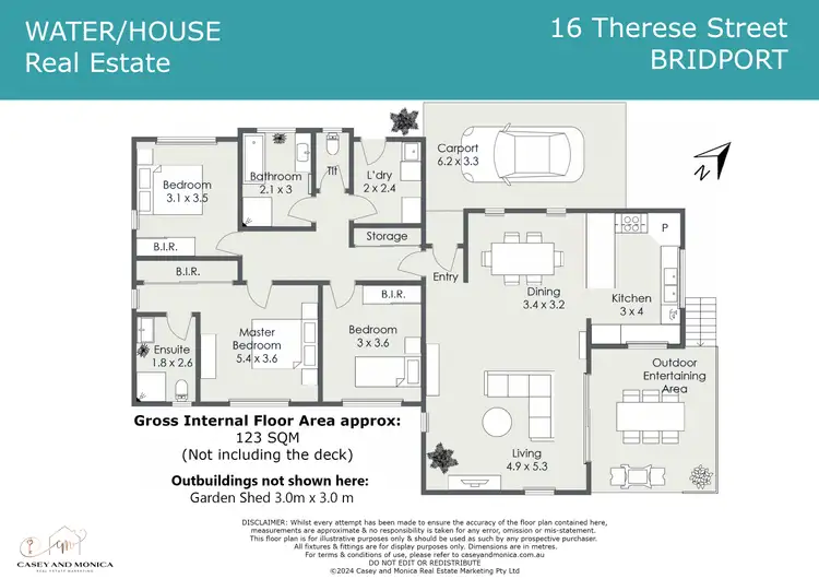 Floorplan of Homely house listing, 16 Therese Street, Bridport TAS 7262