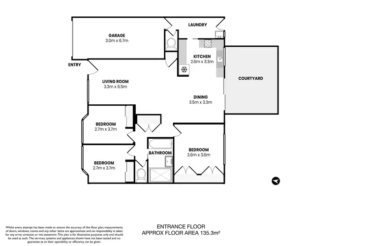 Floorplan of Homely villa listing, 3/12 Blanch Street, Lemon Tree Passage NSW 2319