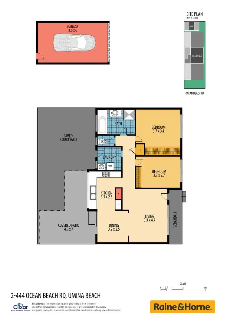 Floorplan of Homely villa listing, 2/444 Ocean Beach Road, Umina Beach NSW 2257