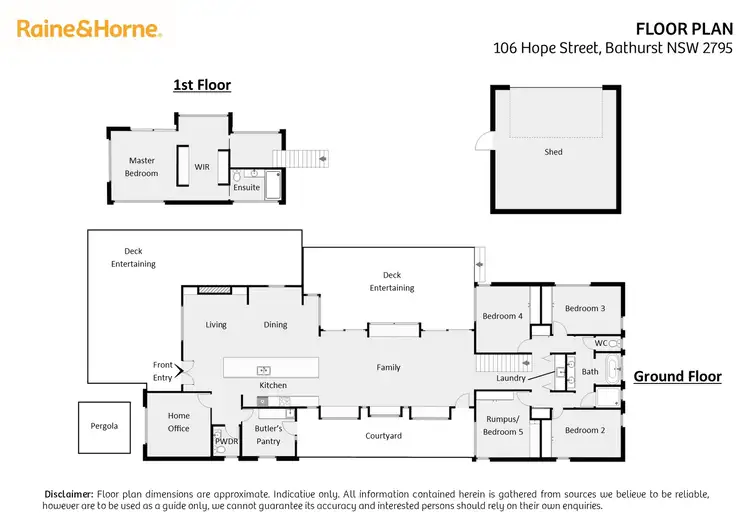 Floorplan of Homely house listing, 106 Hope Street, Bathurst NSW 2795