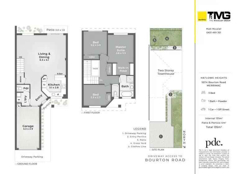 Floorplan of Homely townhouse listing, 10/14 Bourton Road, Merrimac QLD 4226