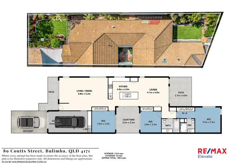 Floorplan of Homely townhouse listing, 89 Coutts Street, Bulimba QLD 4171