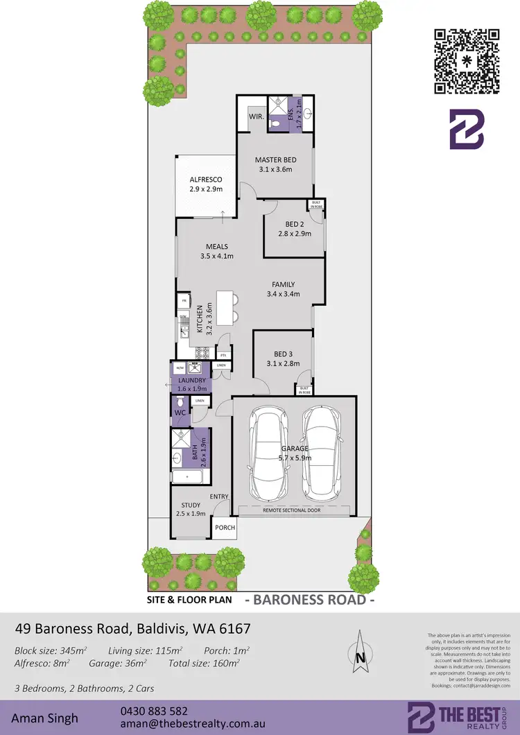 Floorplan of Homely house listing, 49 Baroness Road, Baldivis WA 6171